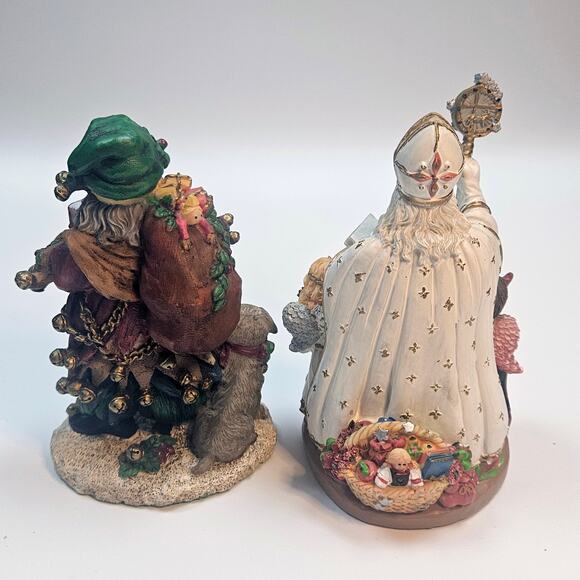 Lot 2 International Santa Collection Figurines Sveti Miklavz/Knecht ReprechtREAD - Picture 13 of 14